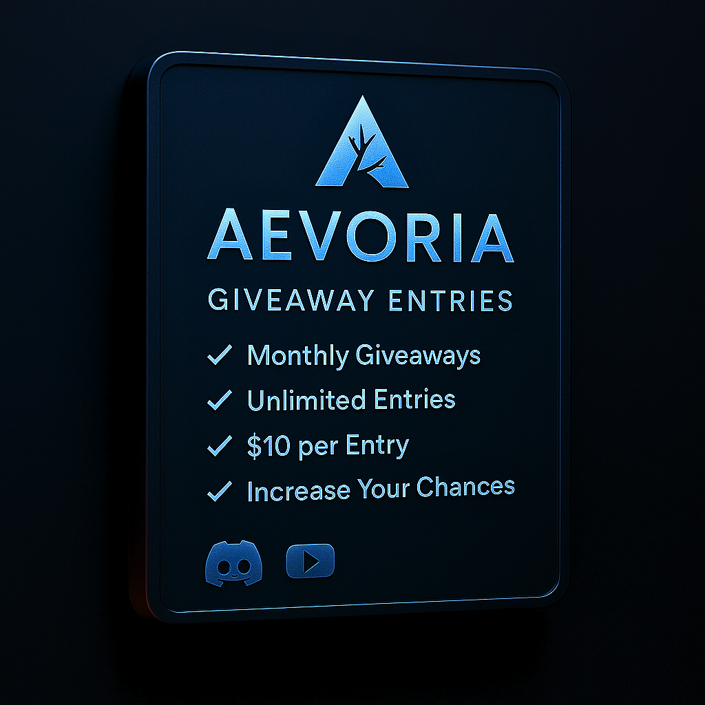 Aevoria Giveaway Entries